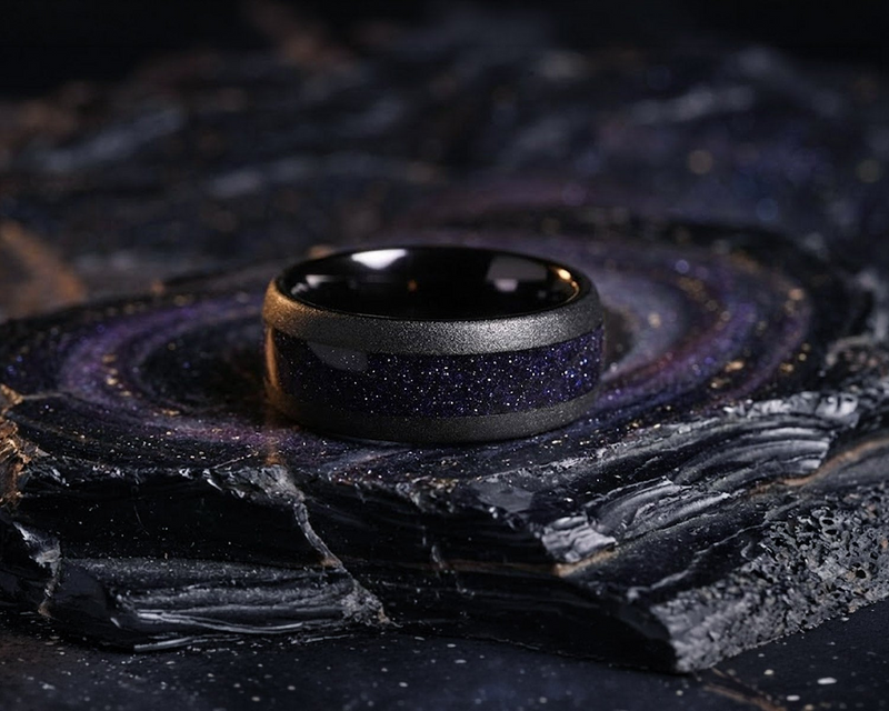 BLUE SANDSTONE WEDDING BANDS