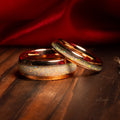 Domed White Opal Matching Wedding Band Set | His and Hers Rose Gold Tungsten Rings