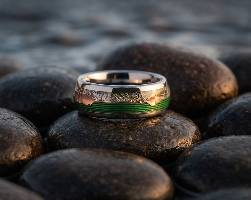 FISHING LINE WEDDING BANDS