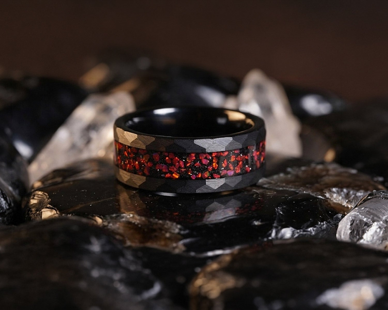 GEMSTONE WEDDING BANDS