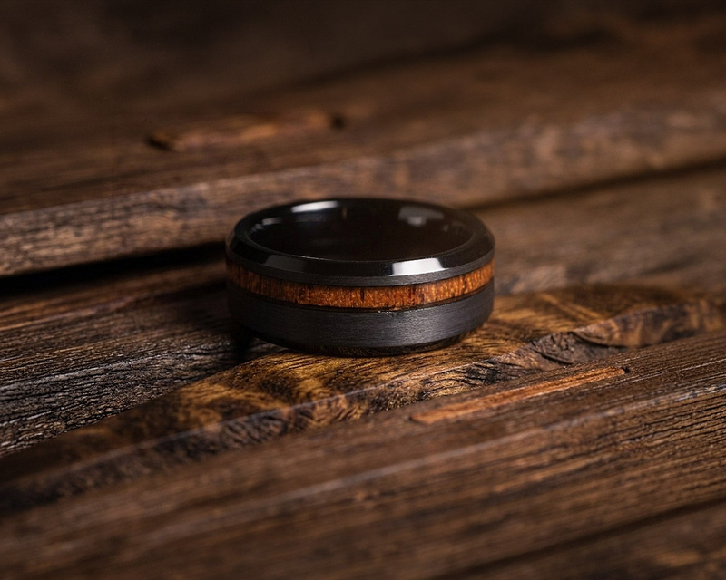 KOA WOOD WEDDING BANDS