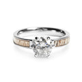 Deer Antler CZ Ring for Women | 4mm Sterling Silver Band